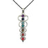 Pendentif 7 chakras + cordon