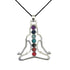 Pendentif 7 chakras + cordon