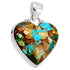 Pendentif turquoise Royston Nevada AA argent 925