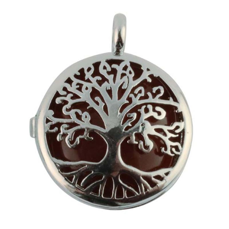 Pendentif arbre de vie et cornaline