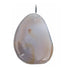 Pendentif agate naturelle (pierre plate)