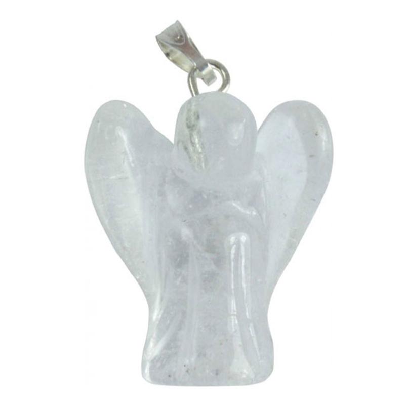 Pendentif ange cristal de roche Brésil A 20mm