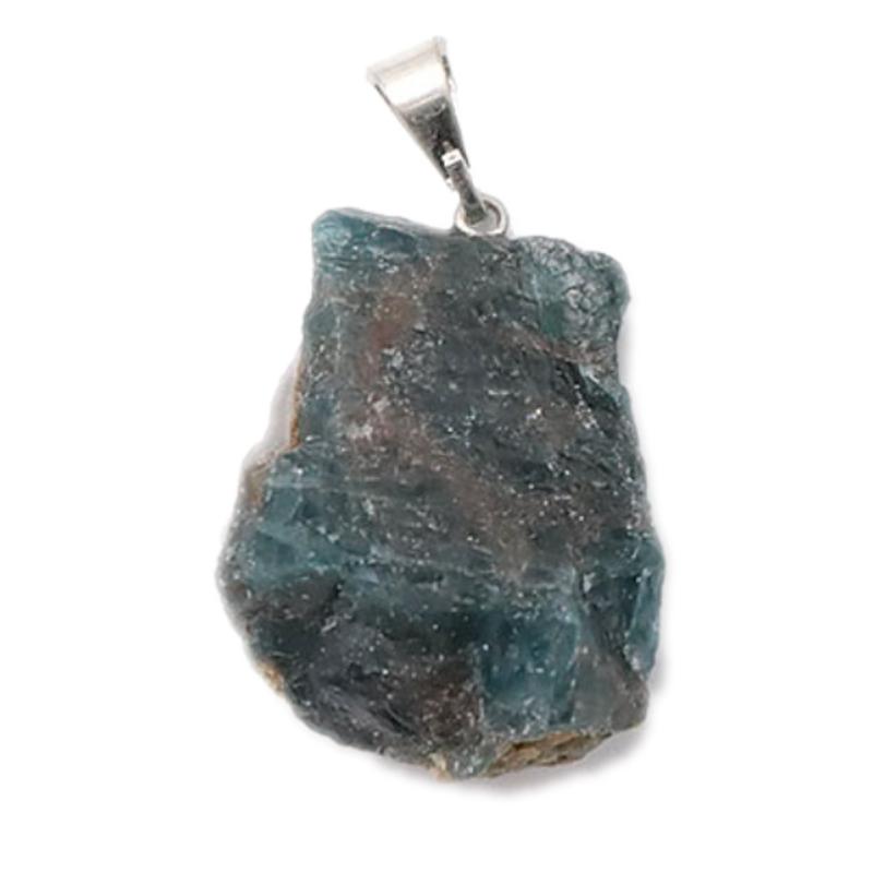 Pendentif apatite bleue Brésil A (pierre brute)