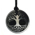 Pendentif shungite arbre de vie 30mm + cordon