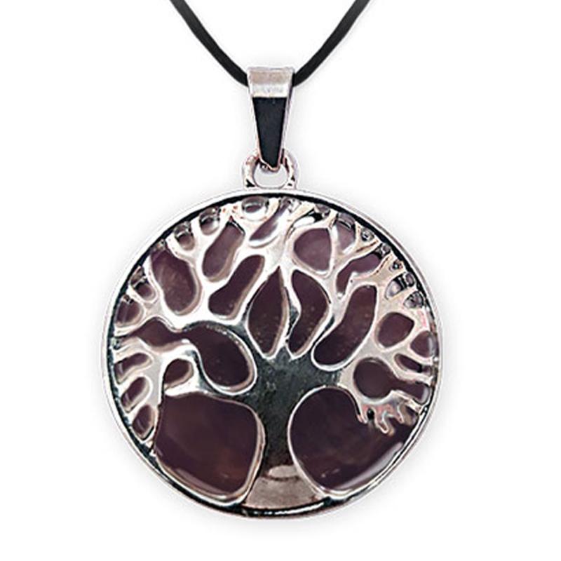 Pendentif arbre de vie améthyste Brésil A