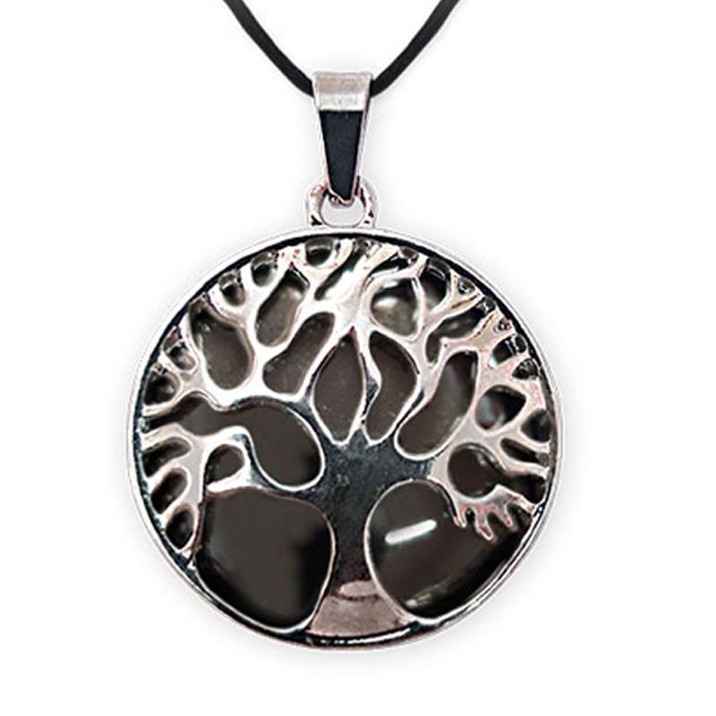 Pendentif arbre de vie hématite Brésil A