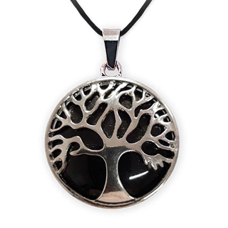 Pendentif arbre de vie onyx Brésil A