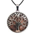 Pendentif arbre de vie rhodonite Madagascar A