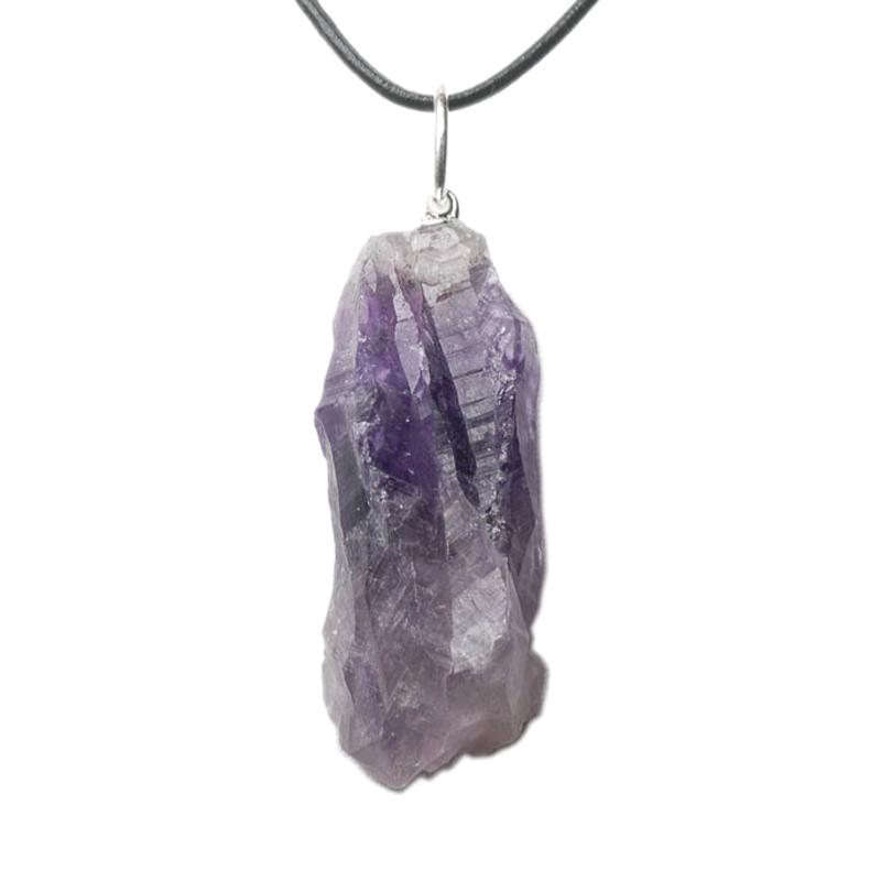 Pendentif Auralite-23 brute qualité Extra + cordon