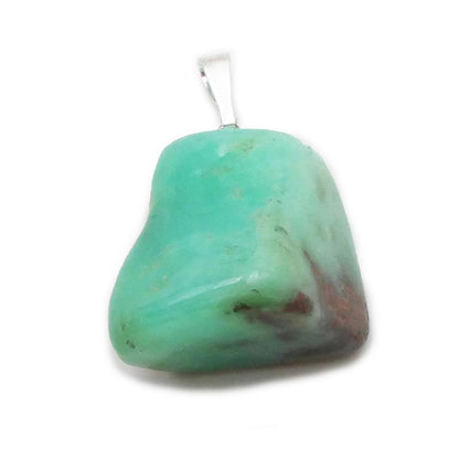 Pendentif chrysoprase Australie A (pierre roulée)