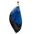 Pendentif labradorite bleue Madagascar AA forme libre 