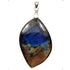 Pendentif labradorite multicolore Madagascar A forme libre 