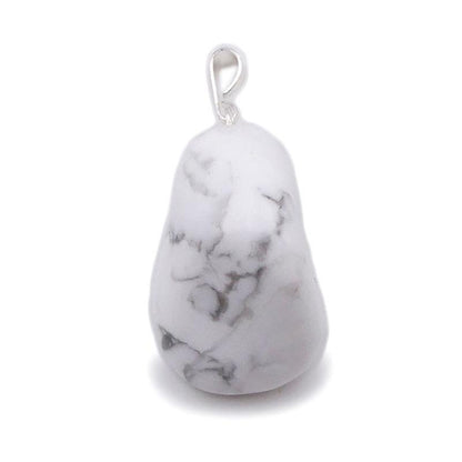 Pendentif howlite Zimbabwe A (pierre roulée)