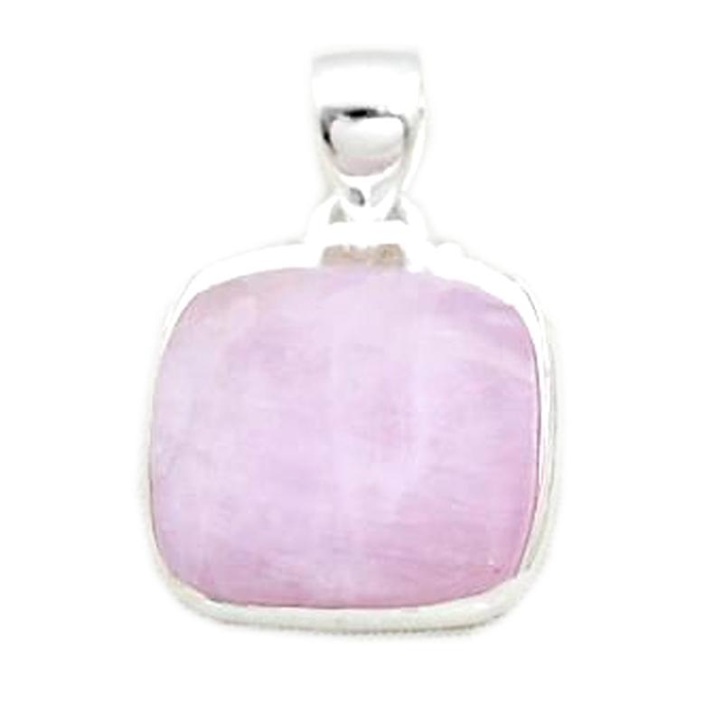 Pendentif kunzite Brésil AA argent 925