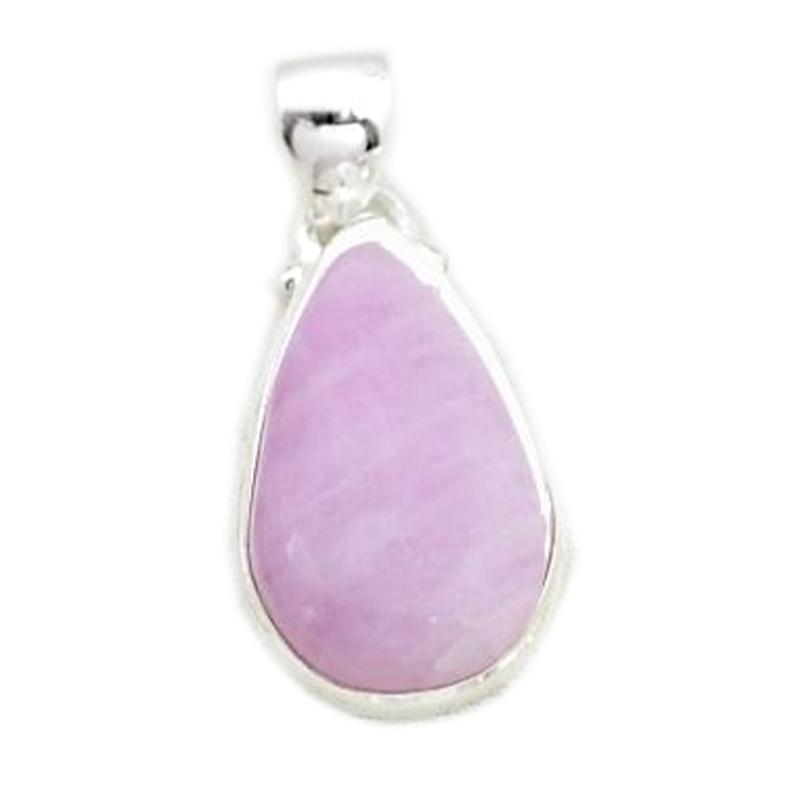 Pendentif kunzite Brésil AA argent 925