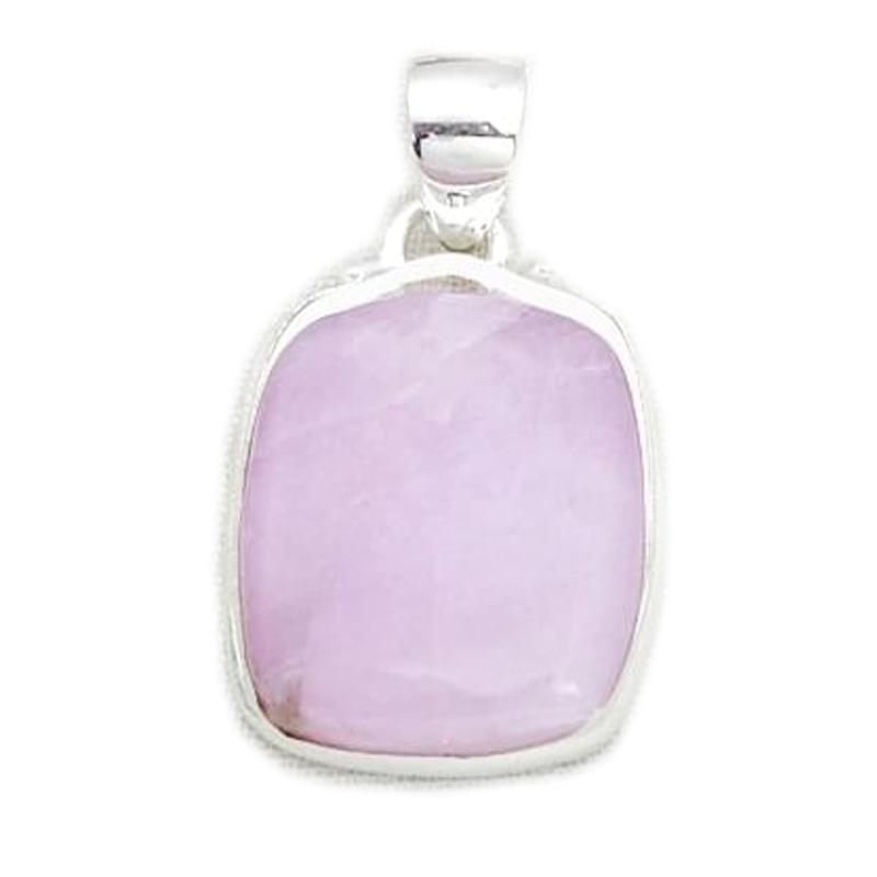 Pendentif kunzite Brésil AA argent 925