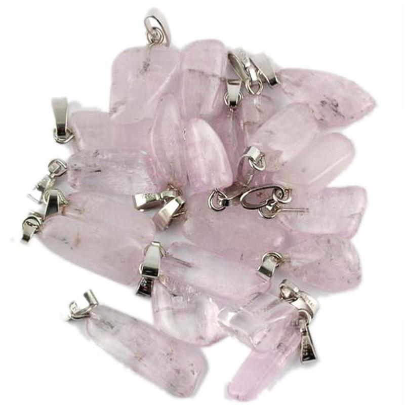 Pendentif kunzite argent 925