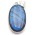 Pendentif labradorite Madagascar AAA argent 925 