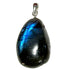 Pendentif labradorite Madagascar A pierre roulée boucle argent 925