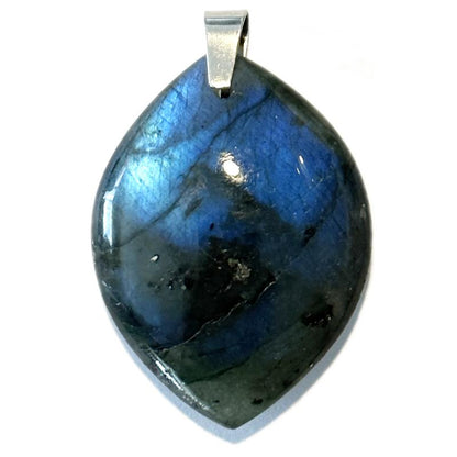 Pendentif labradorite Madagascar AA+ forme libre 35-45mm