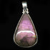 Pendentif labradorite violette Madagascar AA+ argent 925