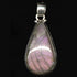 Pendentif labradorite violette Madagascar AA+ argent 925 