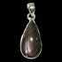 Pendentif labradorite violette Madagascar AAA argent 925 