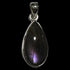 Pendentif labradorite violette Madagascar AAA argent 925 