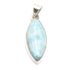 Pendentif larimar AA argent 925 - Pièce unique