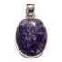 Pendentif lépidolite Madagascar AA argent 925