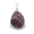 Pendentif lépidolite Madagascar A (pierre roulée)