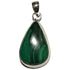 Pendentif malachite Congo AA argent 925