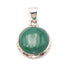 Pendentif malachite Congo AA argent 925