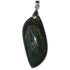 Pendentif obsidienne mentogochol Mexique AAA (forme libre) acier inoxydable