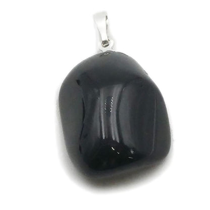 Pendentif obsidienne larme d&