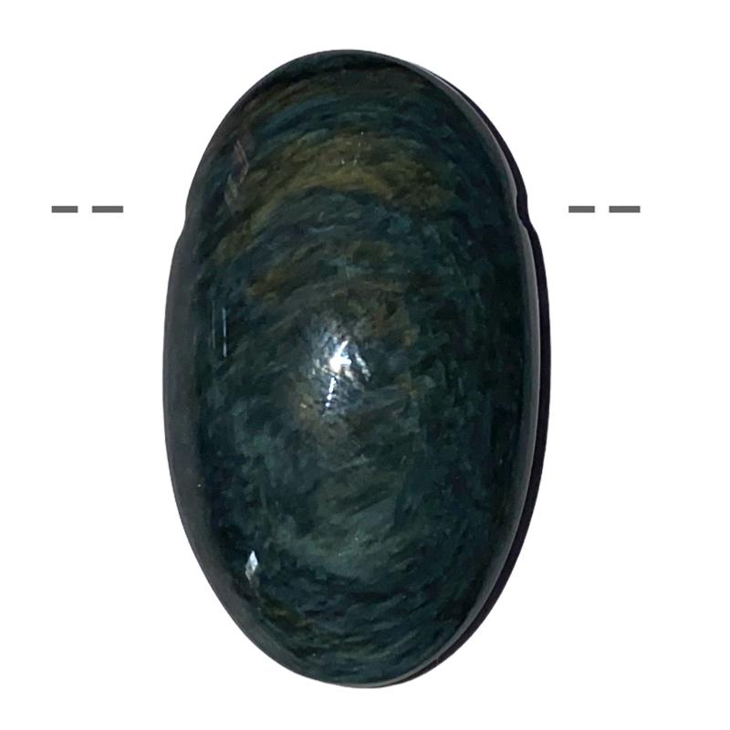 Pendentif obsidienne mentogotchol Mexique AAA pierre trouée + cordon