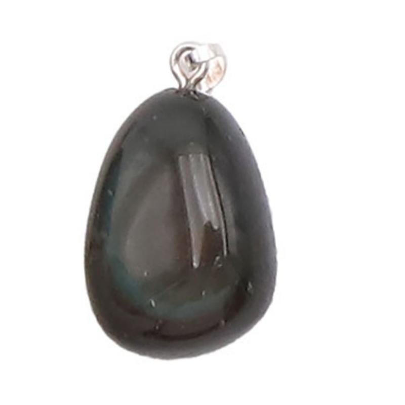 Pendentif obsidienne oeil céleste Mexique A (pierre roulée)