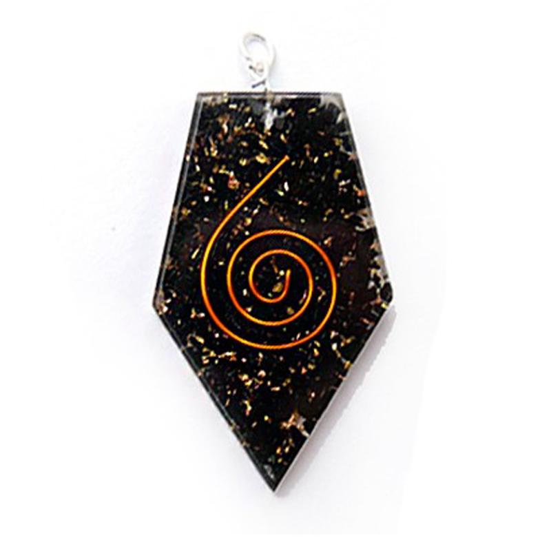 Pendentif orgonite Shungite (flèche)