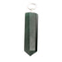 Pendentif pointe aventurine verte Brésil A acier inoxydable