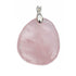 Pendentif quartz rose (pierre plate)