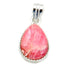 Pendentif rhodochrosite Argentine AAA argent 925