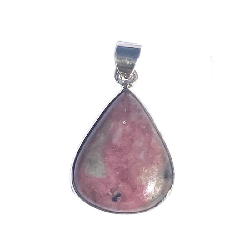 Pendentif rhodonite argent 925