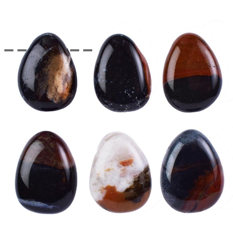 Pendentif sardonyx Brésil A (pierre trouée) + cordon 