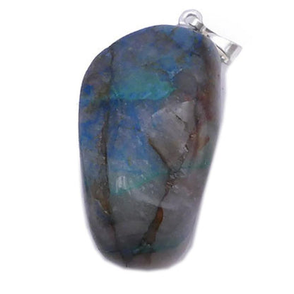 Pendentif shattuckite Pérou A (pierre roulée)