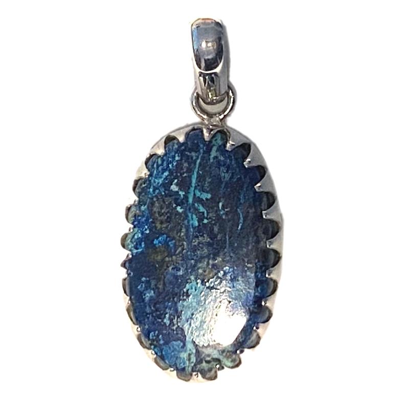 Pendentif shattuckite Pérou AA argent 925