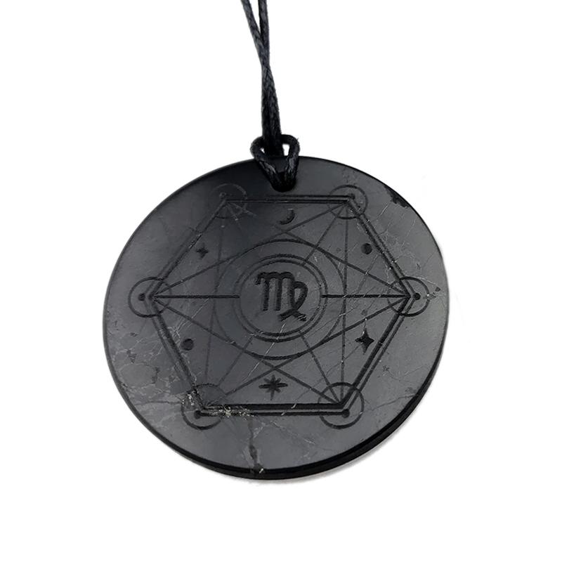 Pendentif shungite signe du zodiaque &quot;Scorpion&quot;