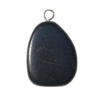 Pendentif shungite Russie A (pierre plate)