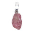 Pendentif spinelle rouge Sri Lanka A boucle argent 925