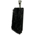 Pendentif tourmaline noire brute Brésil A acier inoxydable