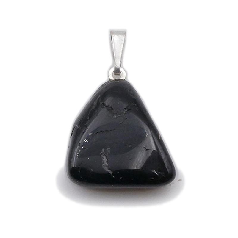 Pendentif tourmaline noire  Brésil A (pierre roulée)